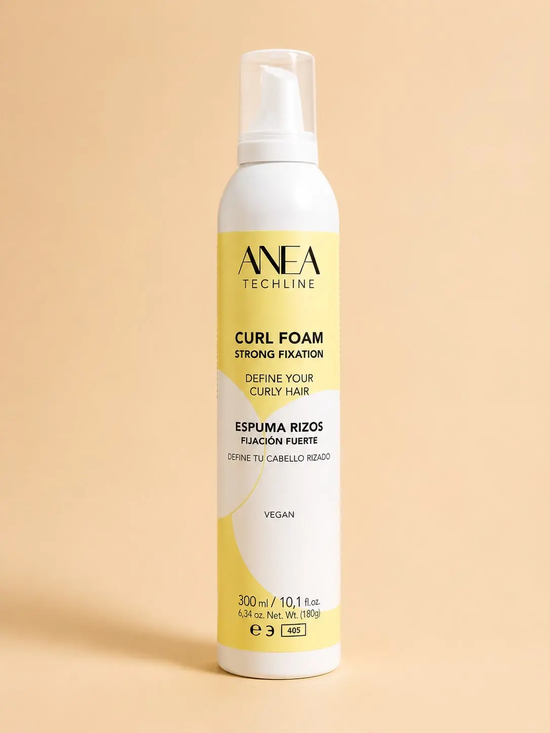رغوة تجعيد تثبيت قوي